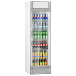 Vitrina frigorifica pentru bauturi GGM Gastro GK374UEG (White/Grey)