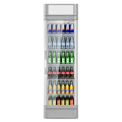 Vitrina frigorifica pentru bauturi GGM Gastro GK374UEG (White/Grey) Thumb
