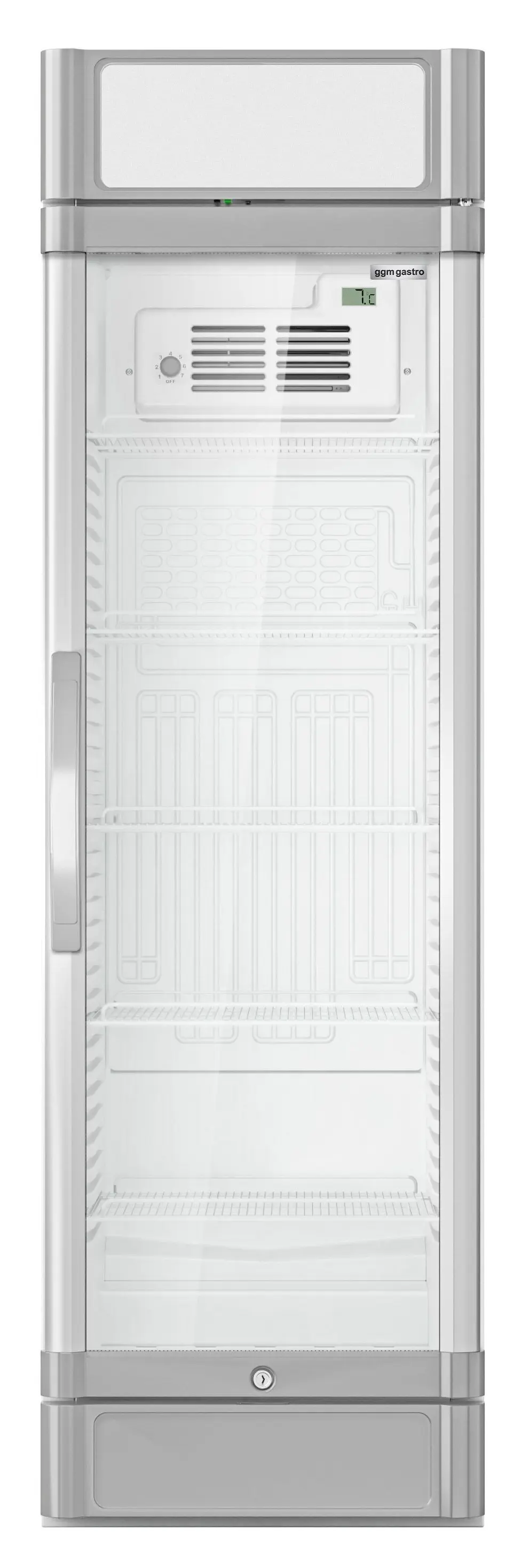 Vitrina frigorifica pentru bauturi GGM Gastro GK374UEG (White/Grey) - 5