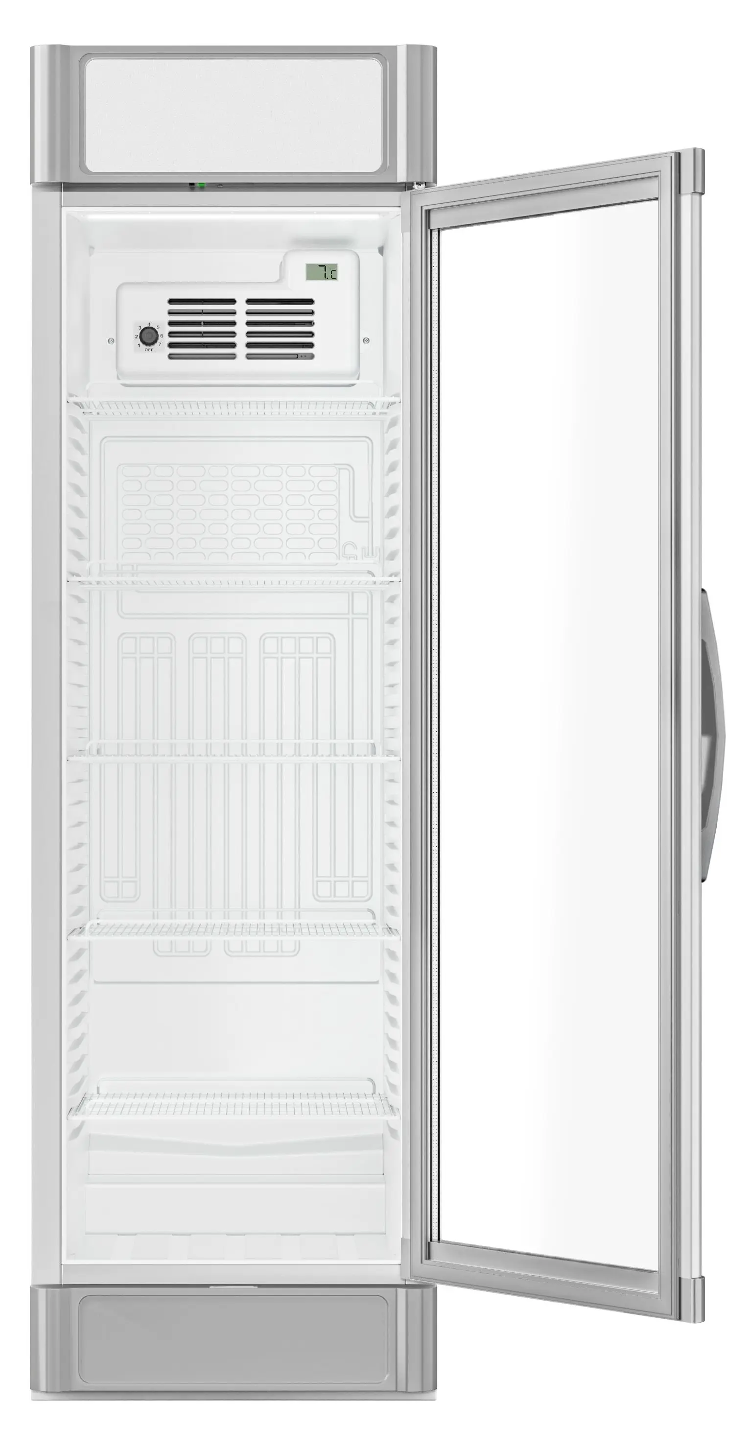 Vitrina frigorifica pentru bauturi GGM Gastro GK374UEG (White/Grey) - 6
