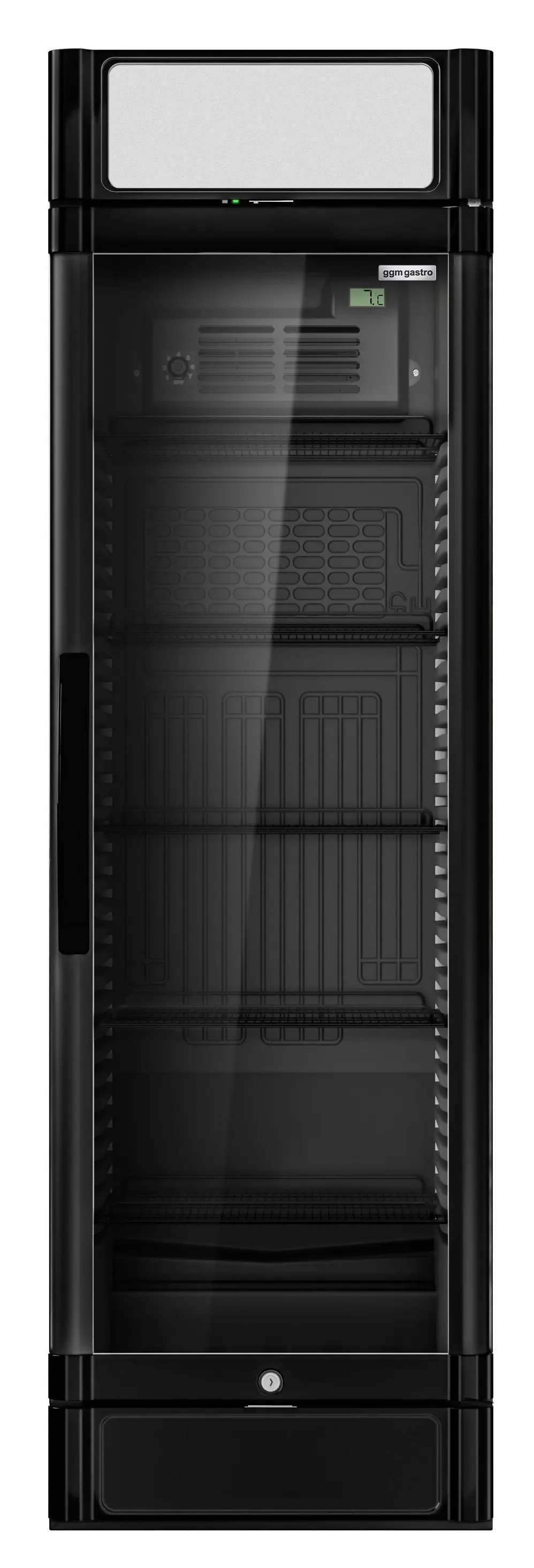 Холодильная витрина для напитков GGM Gastro GK374UES (Black) - 3