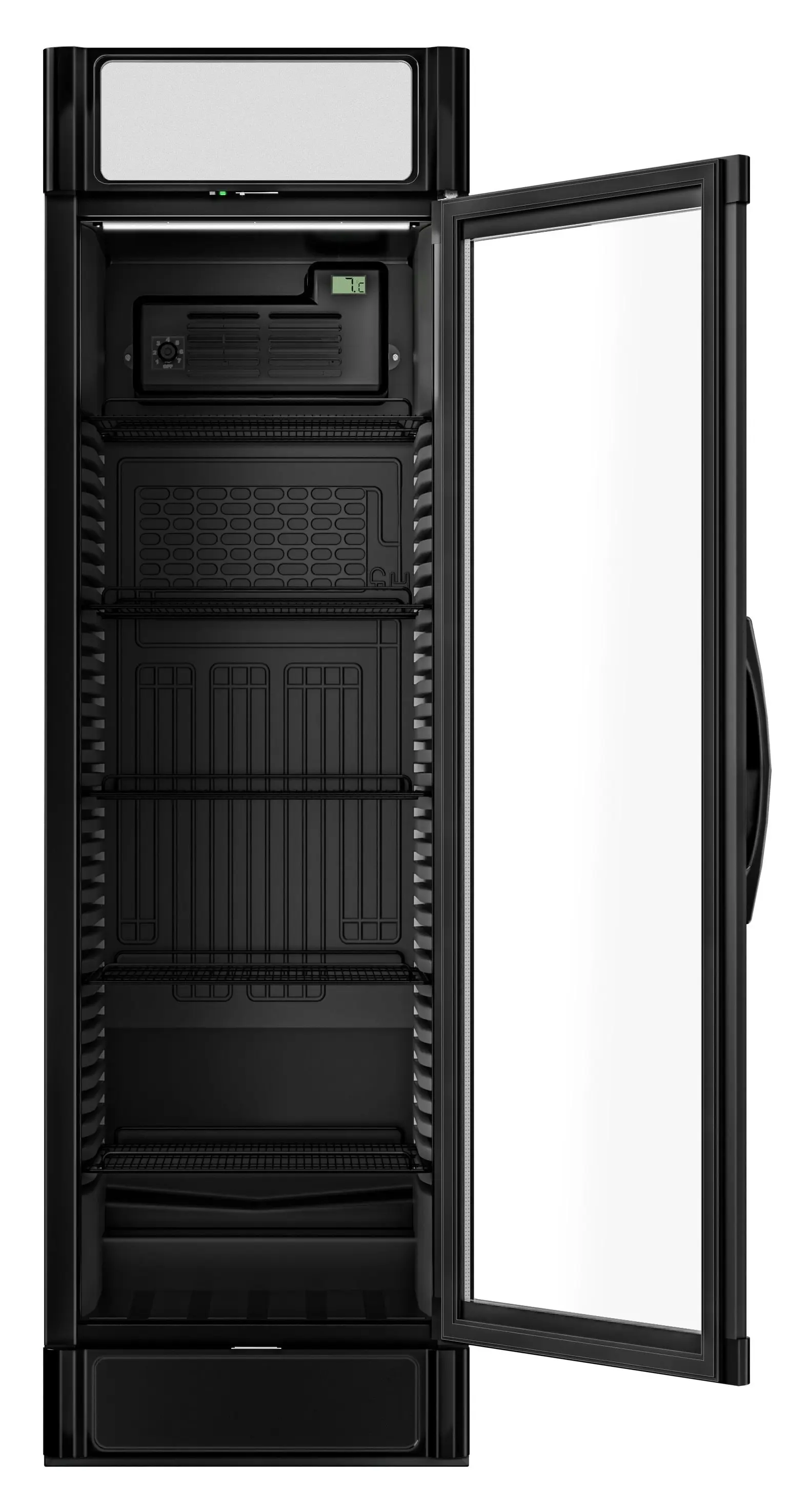 Холодильная витрина для напитков GGM Gastro GK374UES (Black) - 4