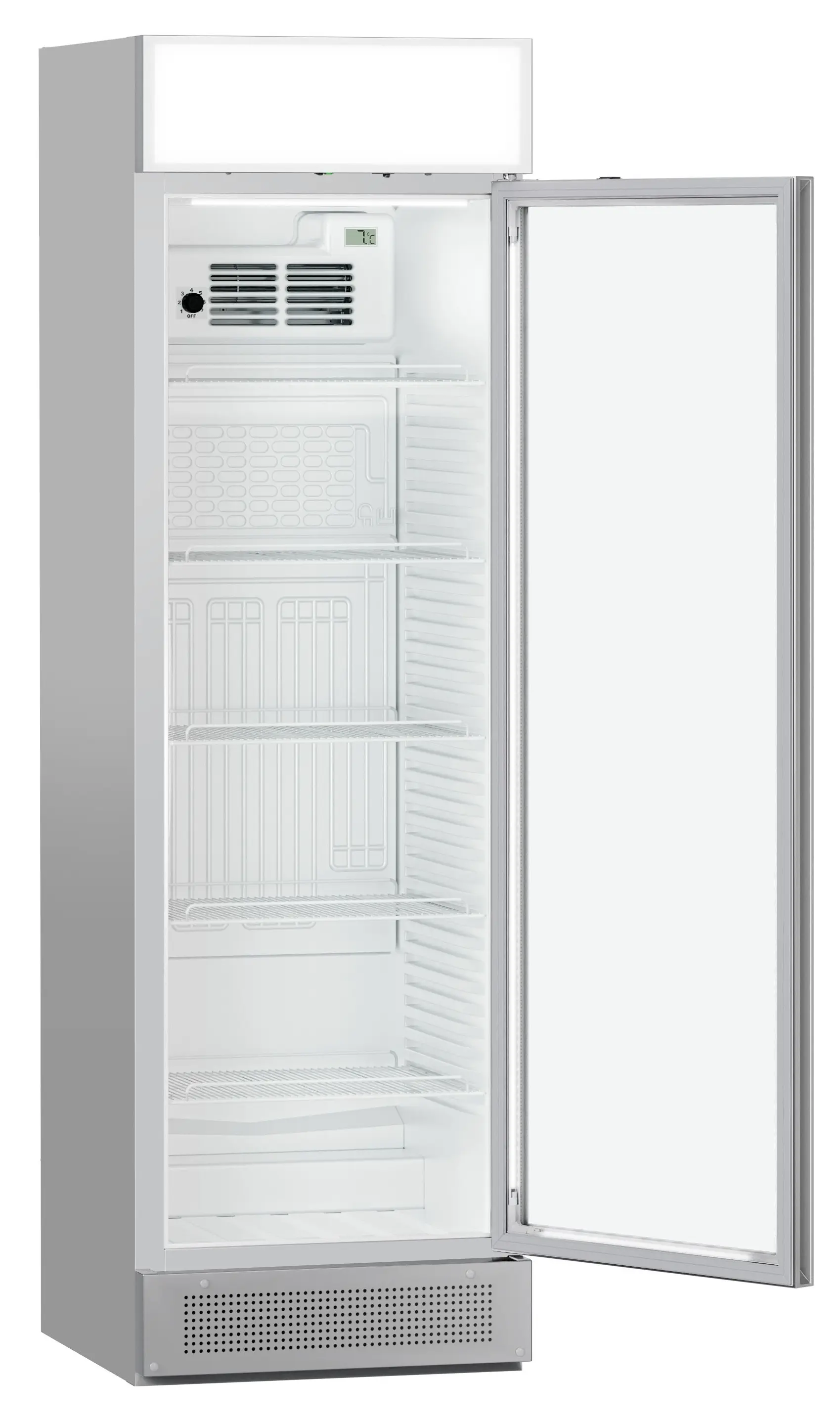 Холодильная витрина для напитков GGM Gastro GK374UG (Grey) - 2