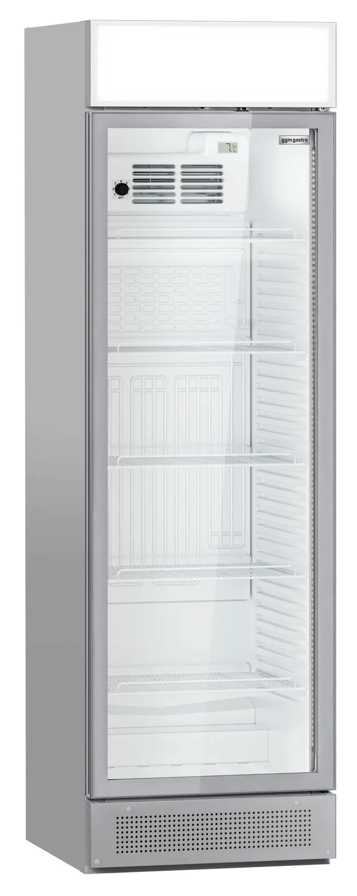 Холодильная витрина для напитков GGM Gastro GK374UG (Grey) - 3