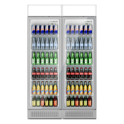 Холодильная витрина для напитков GGM Gastro GK374UG#SET2 (Silver) Thumb
