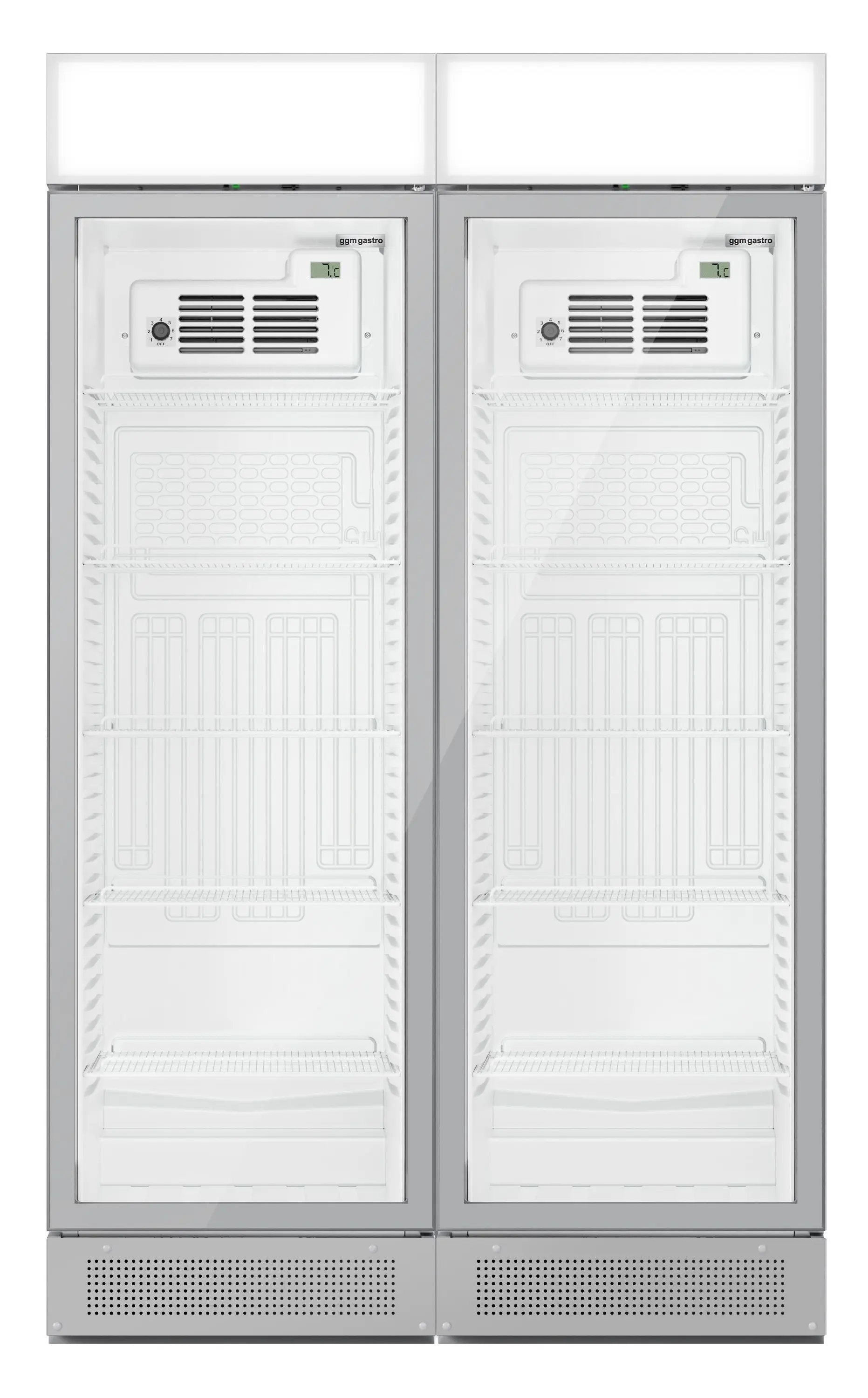 Холодильная витрина для напитков GGM Gastro GK374UG#SET2 (Silver) - 5