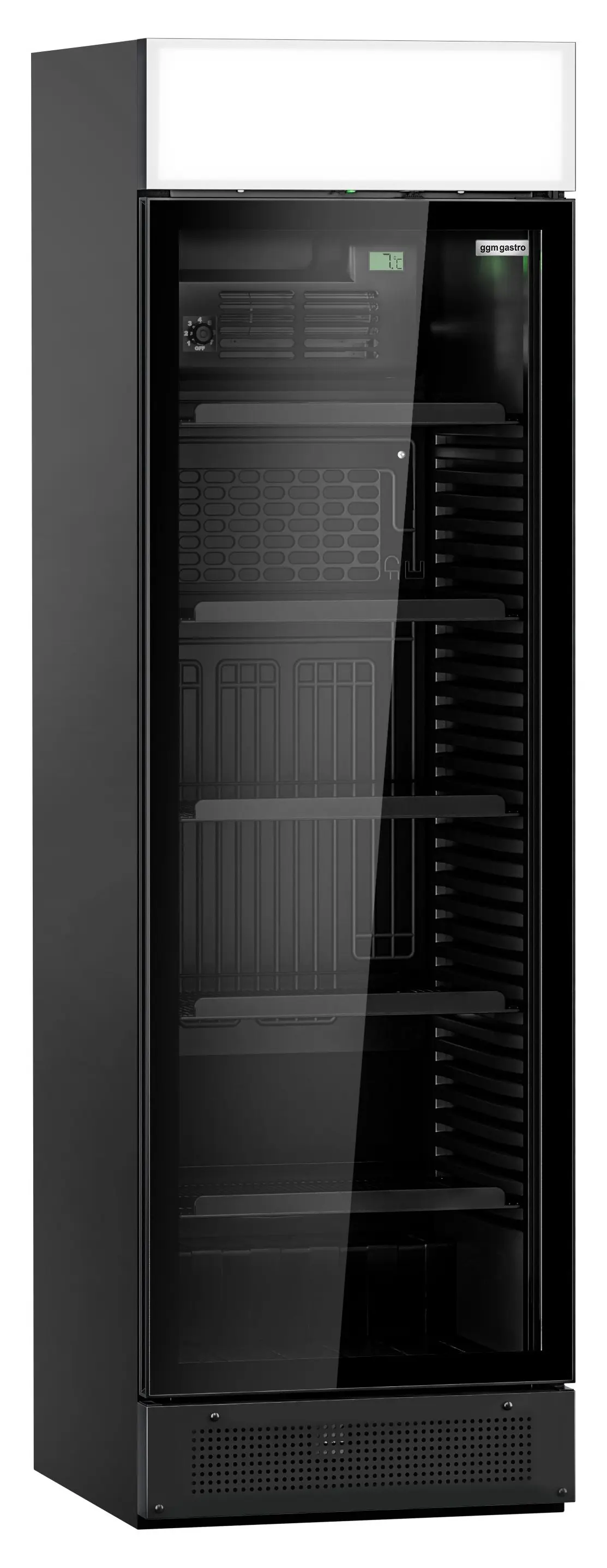 Vitrina frigorifica pentru bauturi GGM Gastro GK374US (Black) - 2