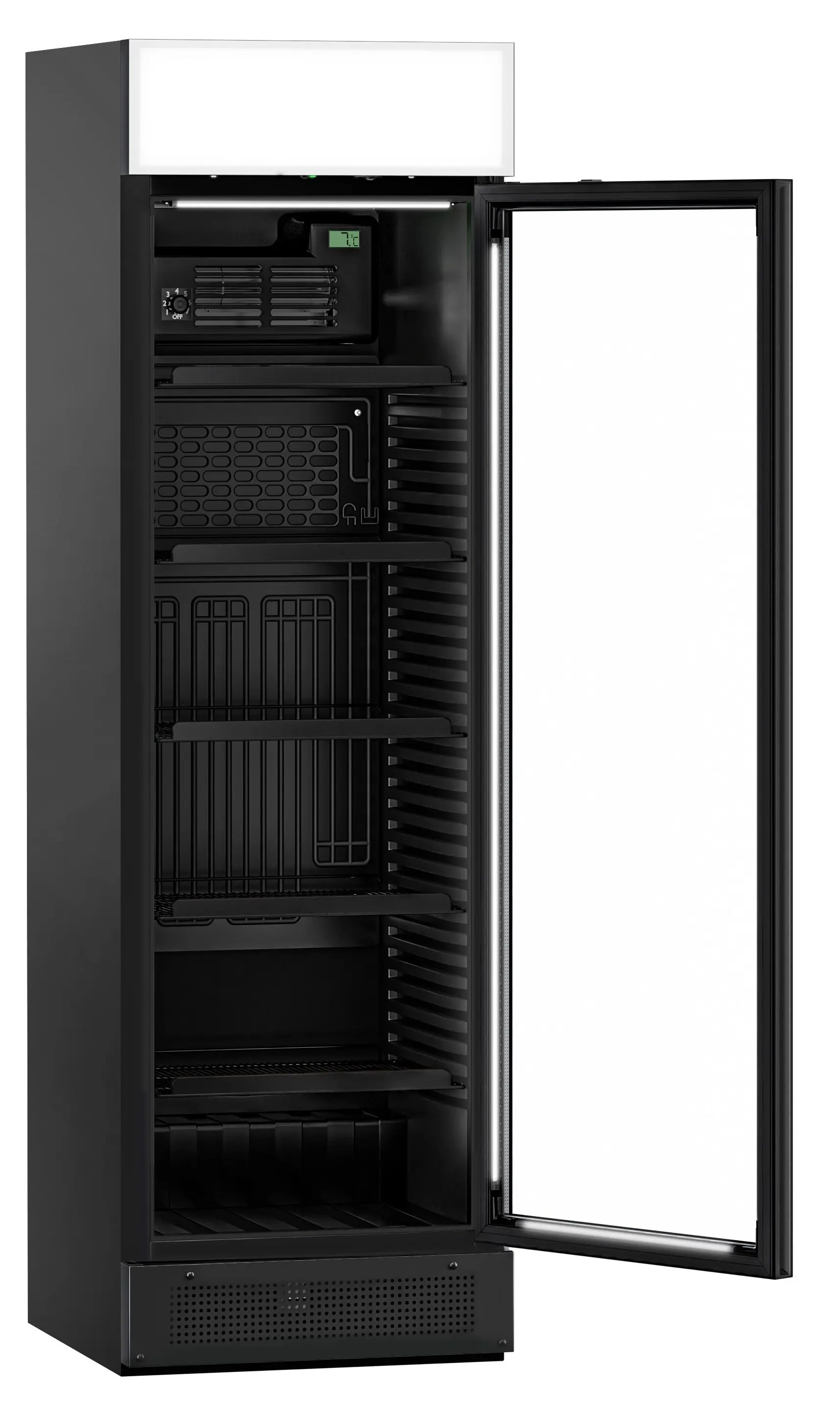 Vitrina frigorifica pentru bauturi GGM Gastro GK374US (Black) - 3