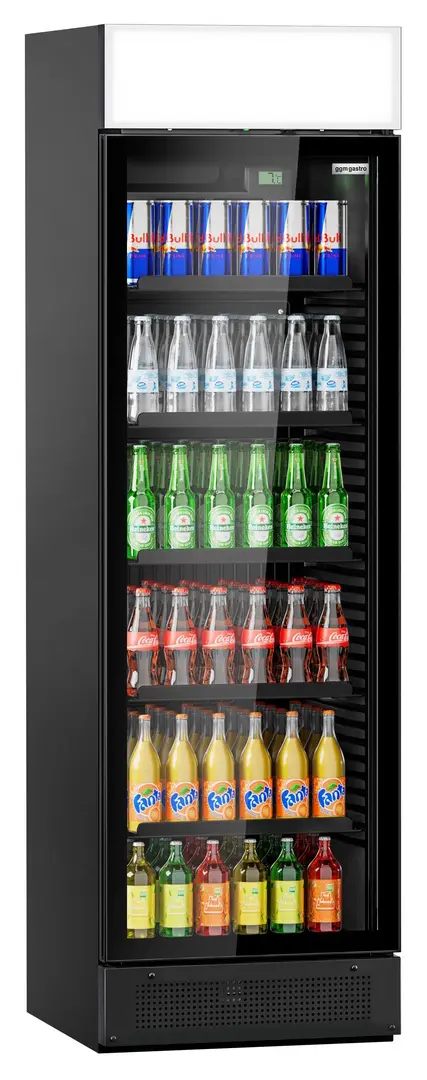 Vitrina frigorifica pentru bauturi GGM Gastro GK374US (Black)