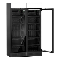 Холодильная витрина для напитков GGM Gastro GK374US#SET2 (Black) Thumb