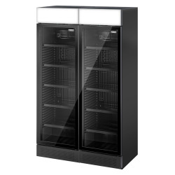 Холодильная витрина для напитков GGM Gastro GK374US#SET2 (Black) Thumb