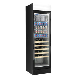 Холодильная витрина для напитков GGM Gastro GK374USLED RGB (Black)