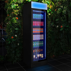 Холодильная витрина для напитков GGM Gastro GK374USLED RGB (Black) Thumb