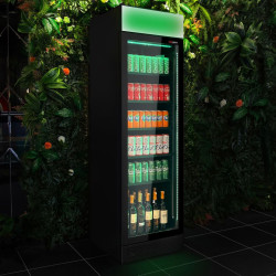 Холодильная витрина для напитков GGM Gastro GK374USLED RGB (Black) Thumb