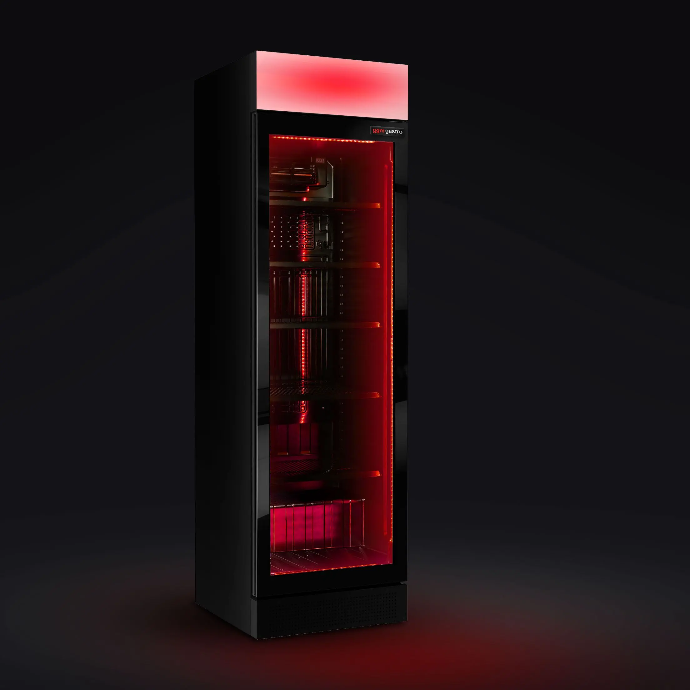 Холодильная витрина для напитков GGM Gastro GK374USLED RGB (Black) - 8