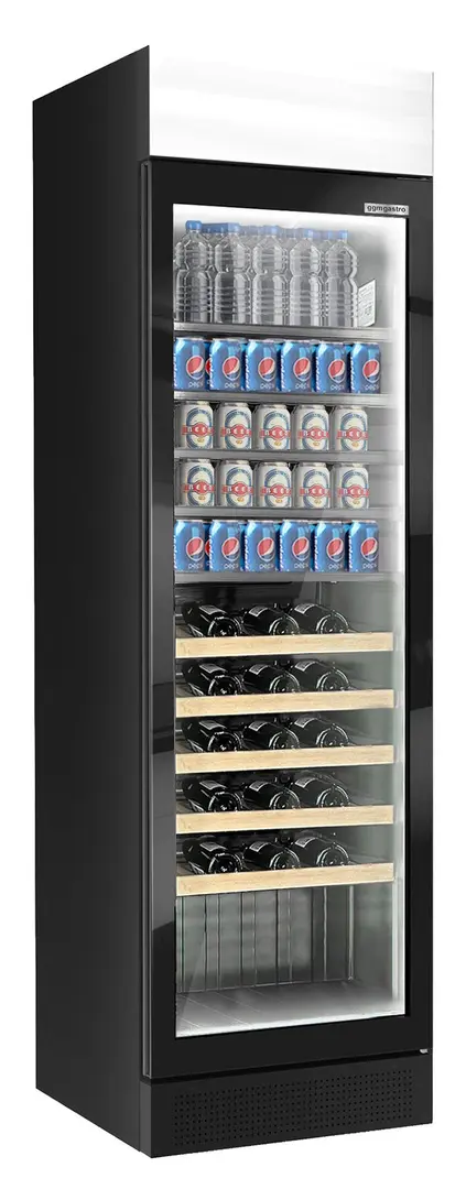 Холодильная витрина для напитков GGM Gastro GK374USLED RGB (Black)