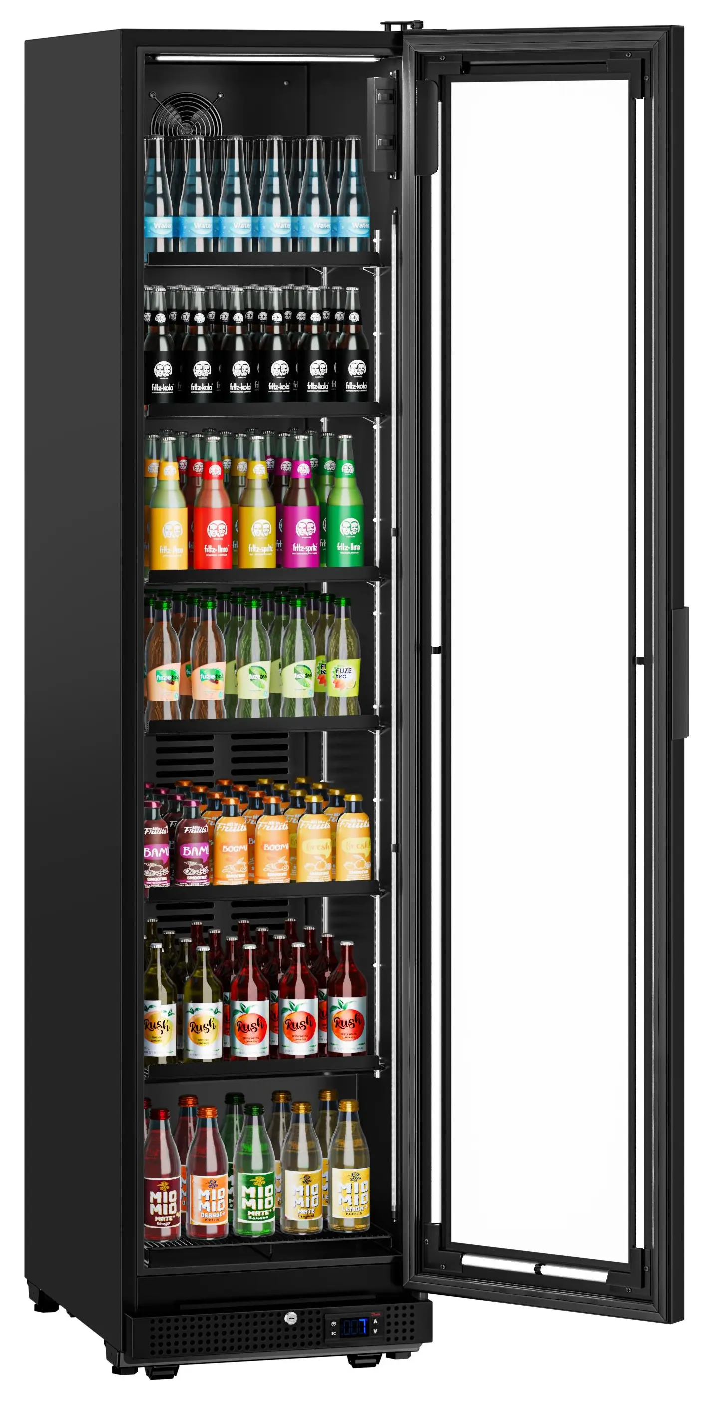 Холодильная витрина для напитков GGM Gastro GK463UB (Black) - 2