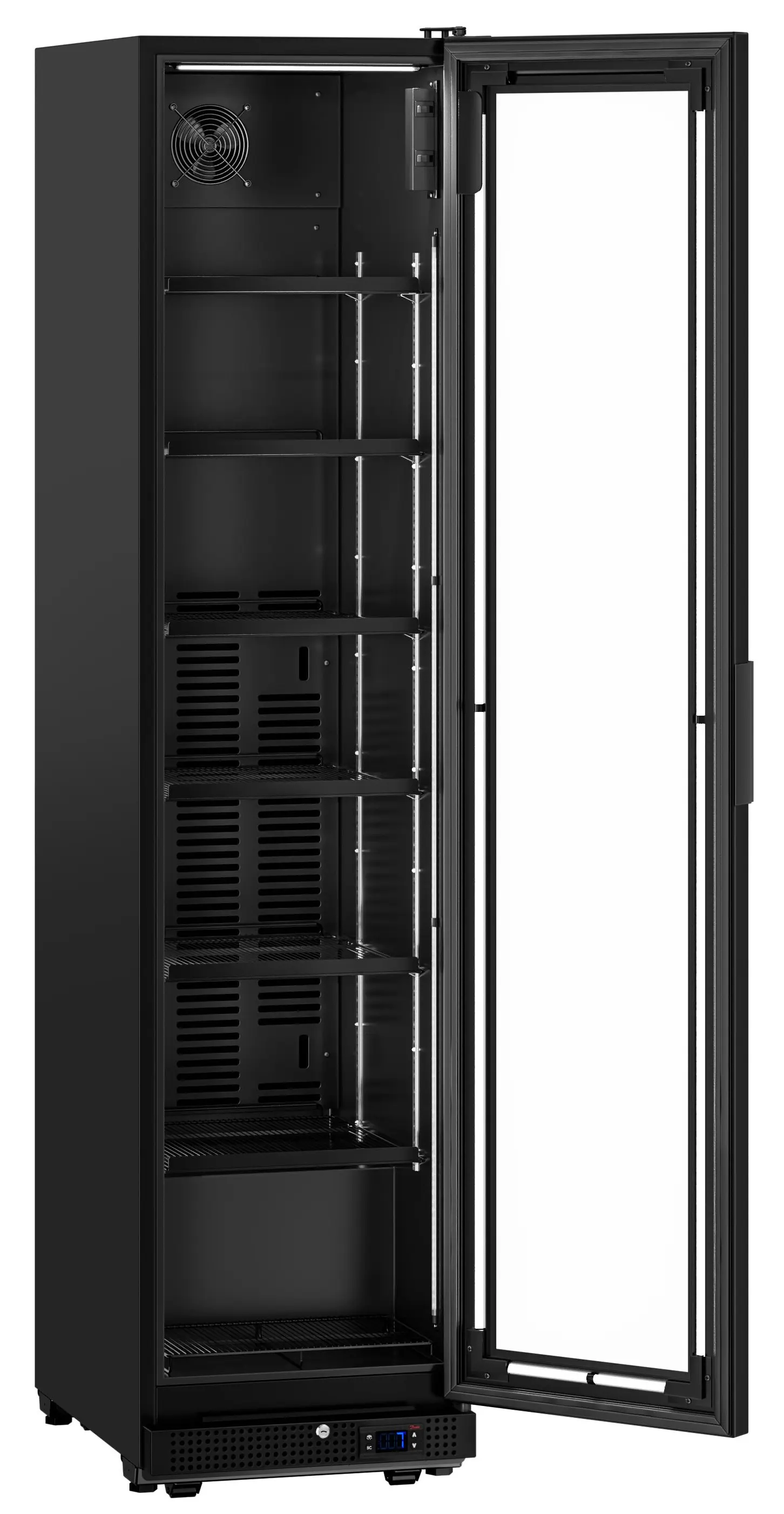 Холодильная витрина для напитков GGM Gastro GK463UB (Black) - 3