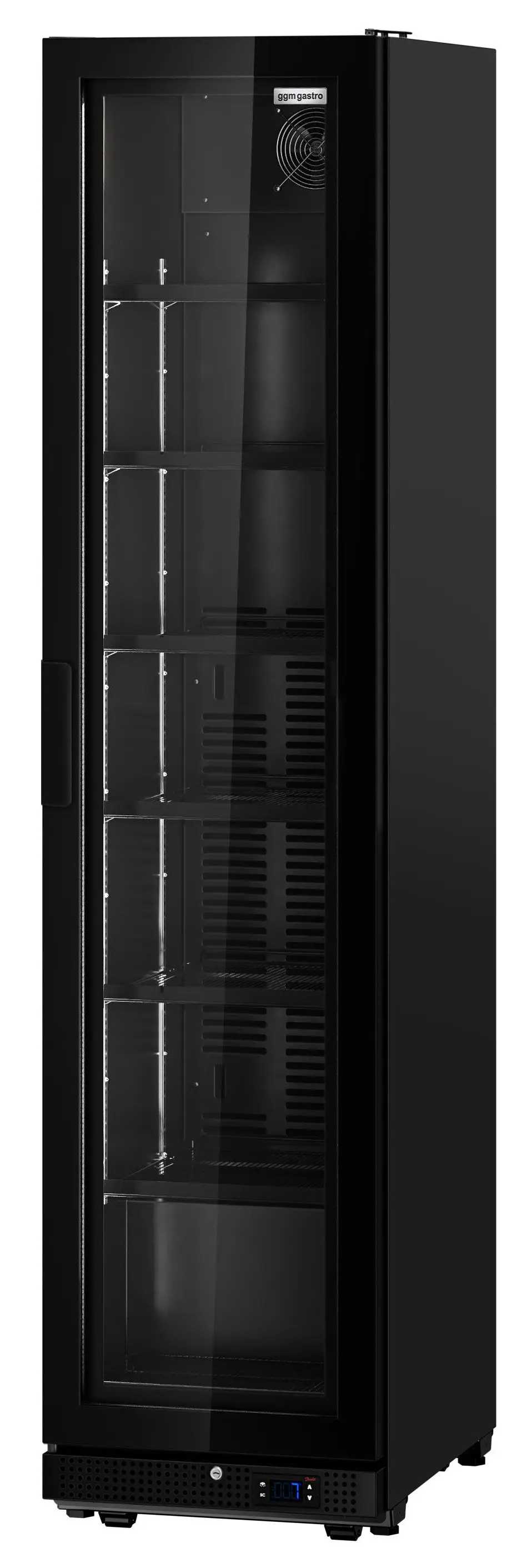 Холодильная витрина для напитков GGM Gastro GK463UB (Black) - 6