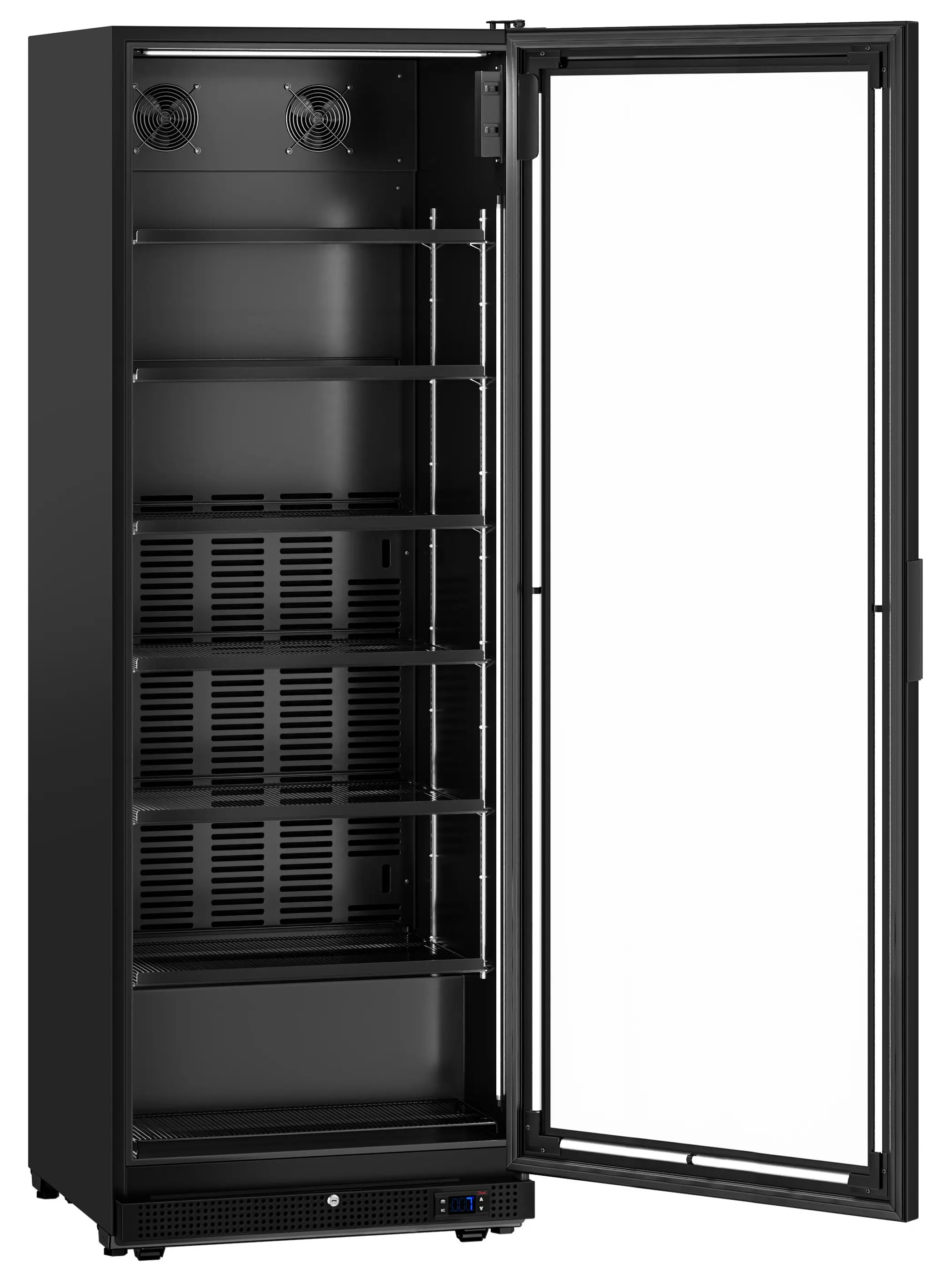 Холодильная витрина для напитков GGM Gastro GK739UB (Black) - 3