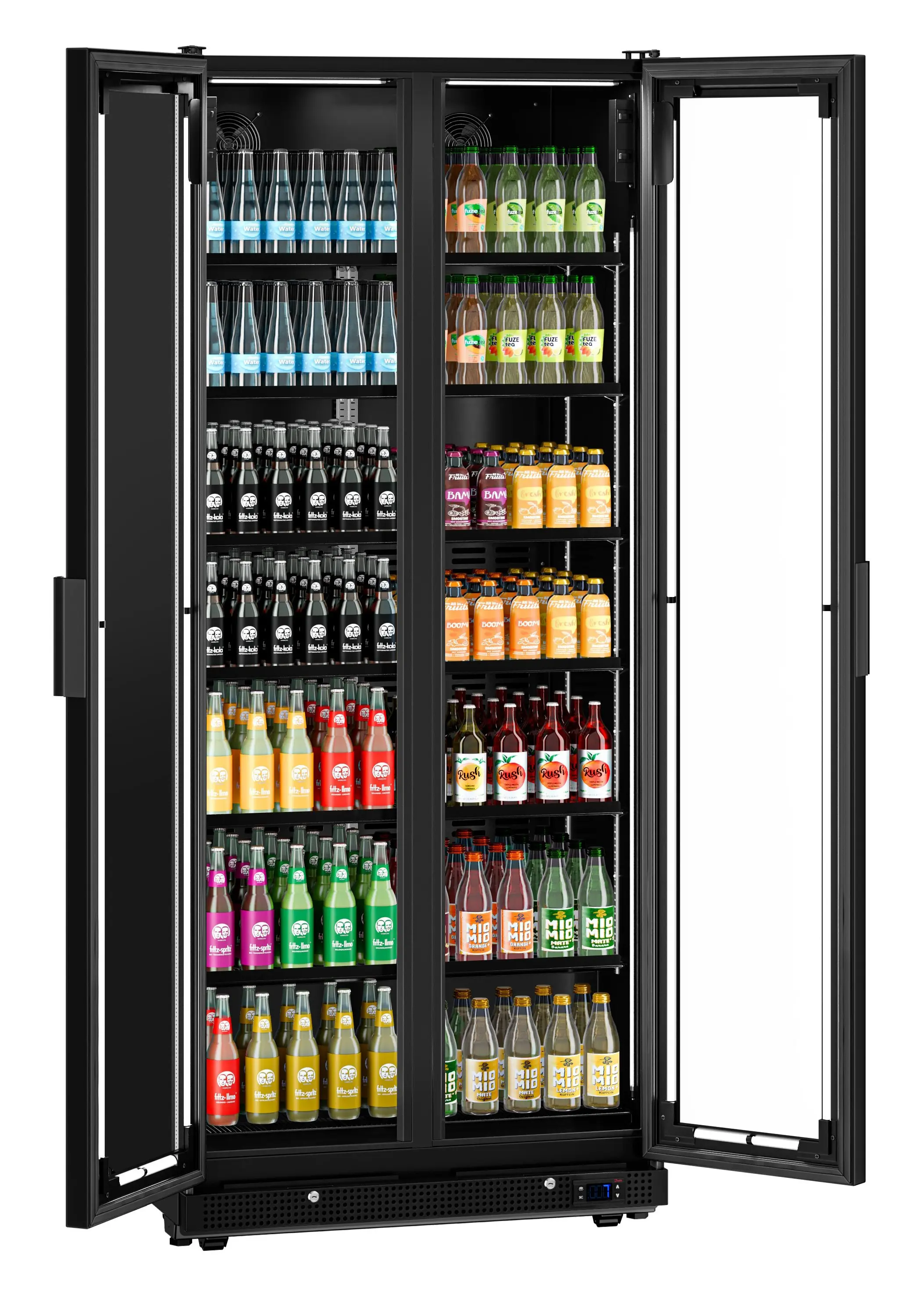 Холодильная витрина для напитков GGM Gastro GK898UB (Black) - 2