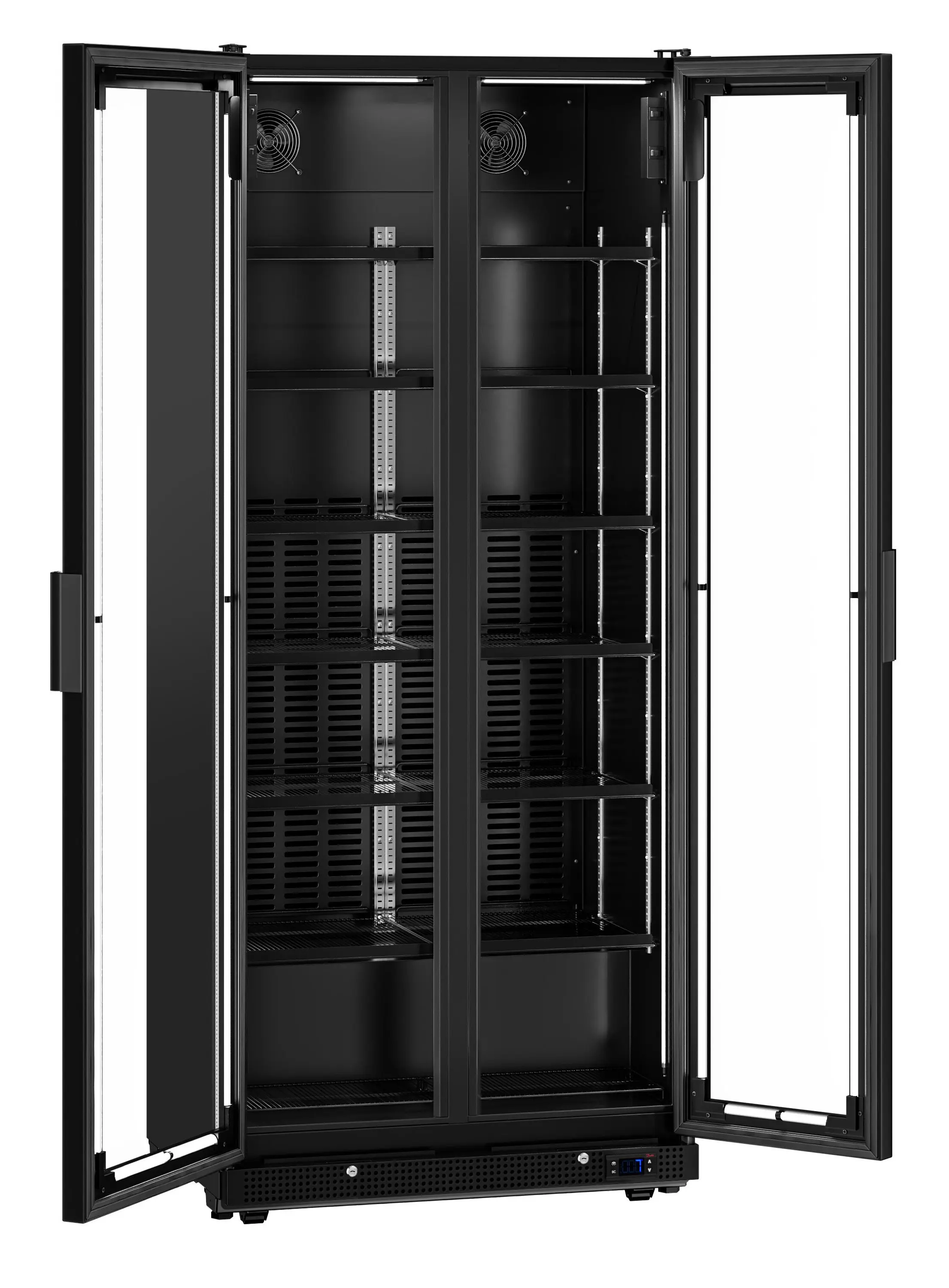 Холодильная витрина для напитков GGM Gastro GK898UB (Black) - 3