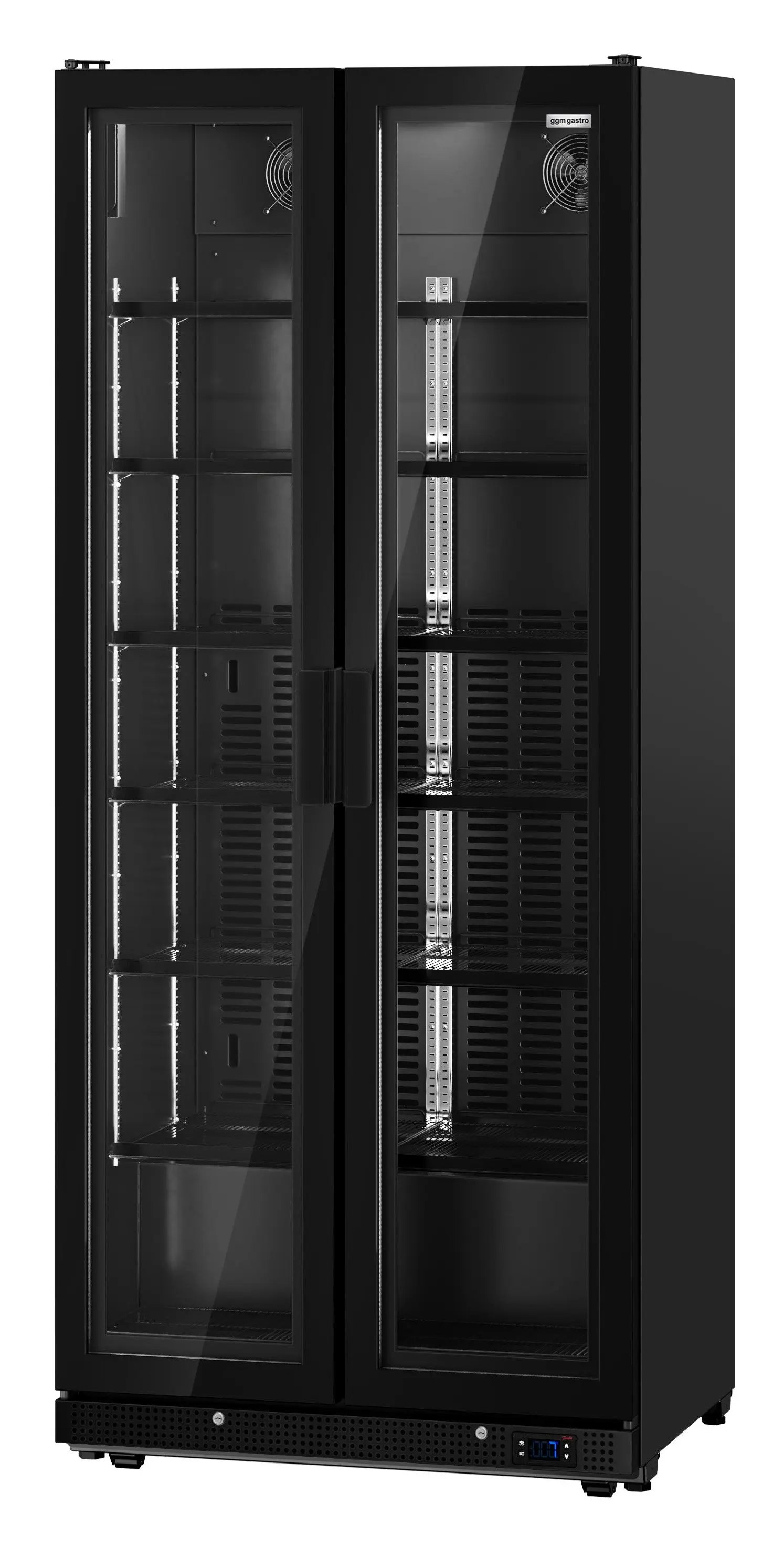 Холодильная витрина для напитков GGM Gastro GK898UB (Black) - 6
