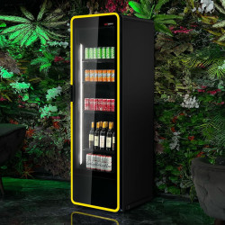 Холодильная витрина для напитков GGM Gastro GKE550LED RGB (Black) Thumb