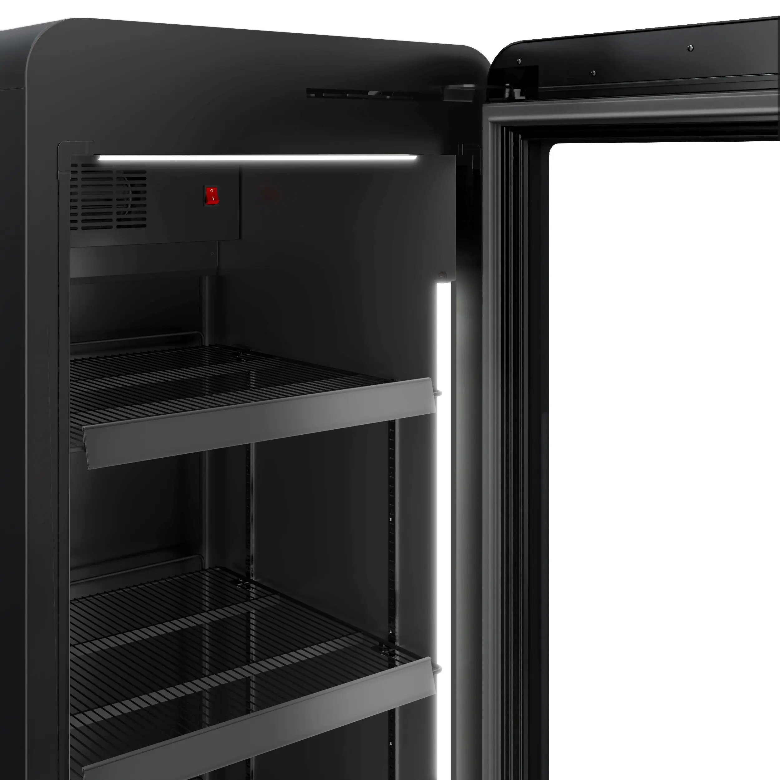 Холодильная витрина для напитков GGM Gastro GKE550LED RGB (Black) - 7