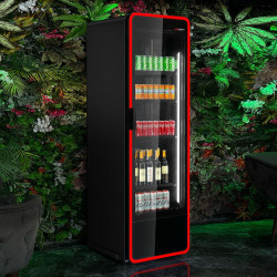 Холодильная витрина для напитков GGM Gastro GKE550LED RGB (Black) Thumb