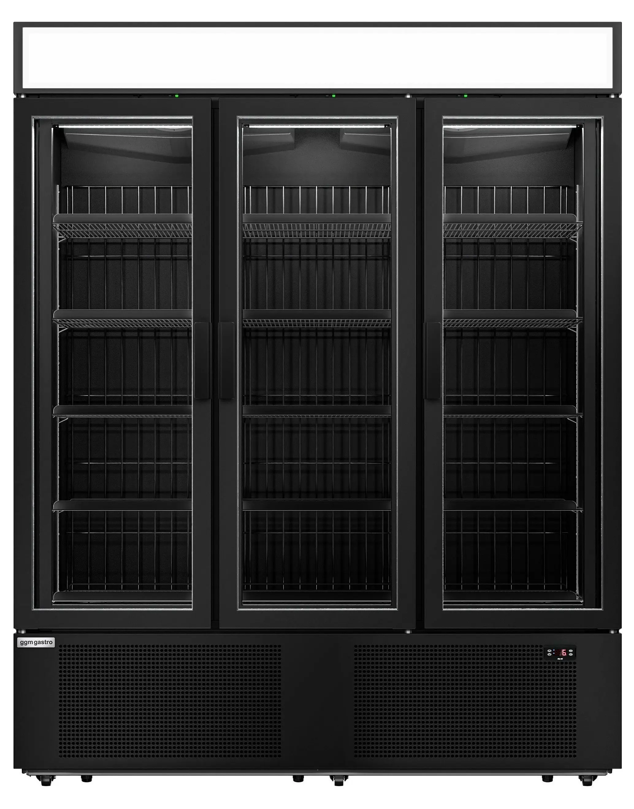 Холодильная витрина для напитков GGM Gastro GKG1325 (Black) - 5