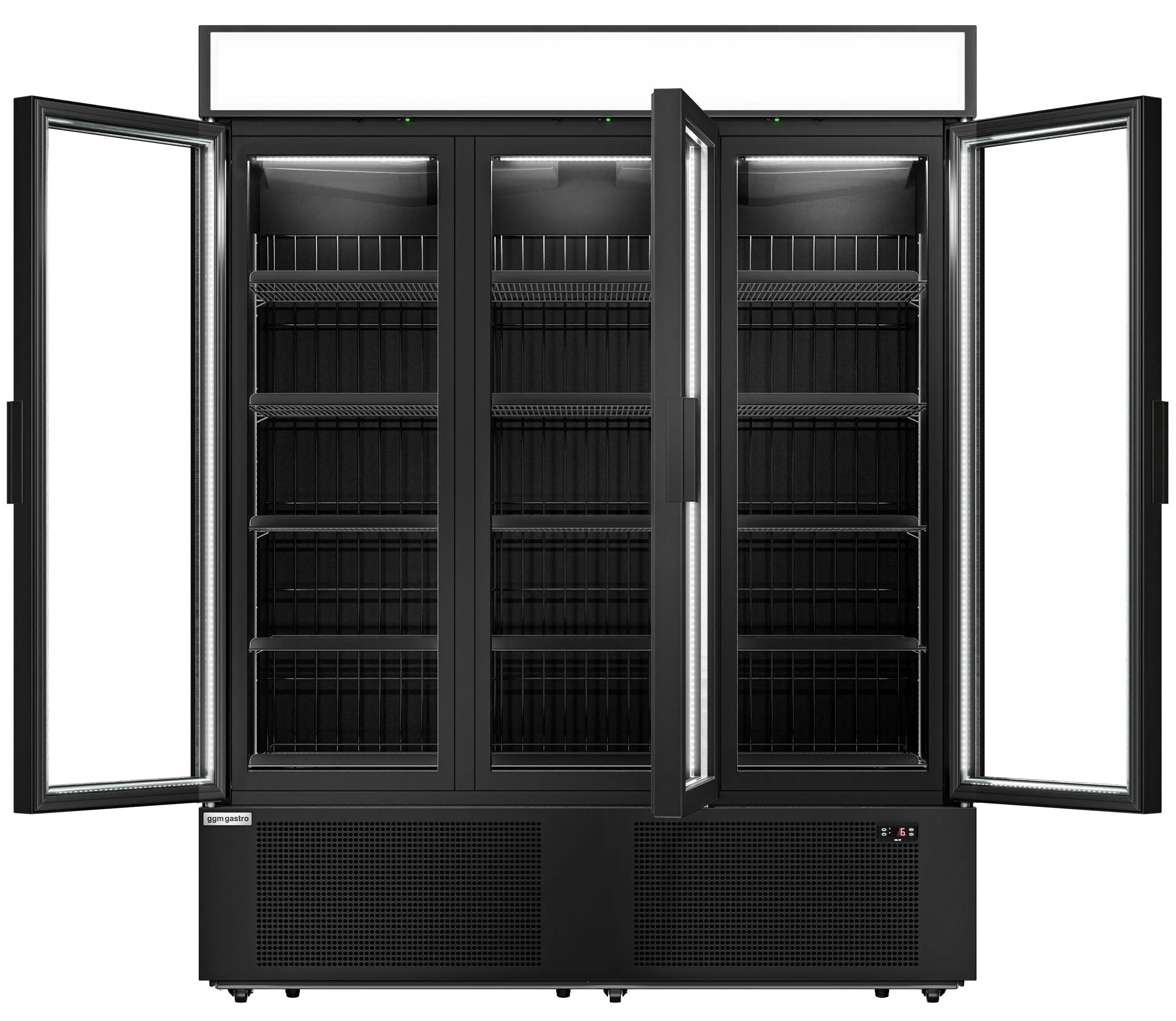 Холодильная витрина для напитков GGM Gastro GKG1325 (Black) - 6