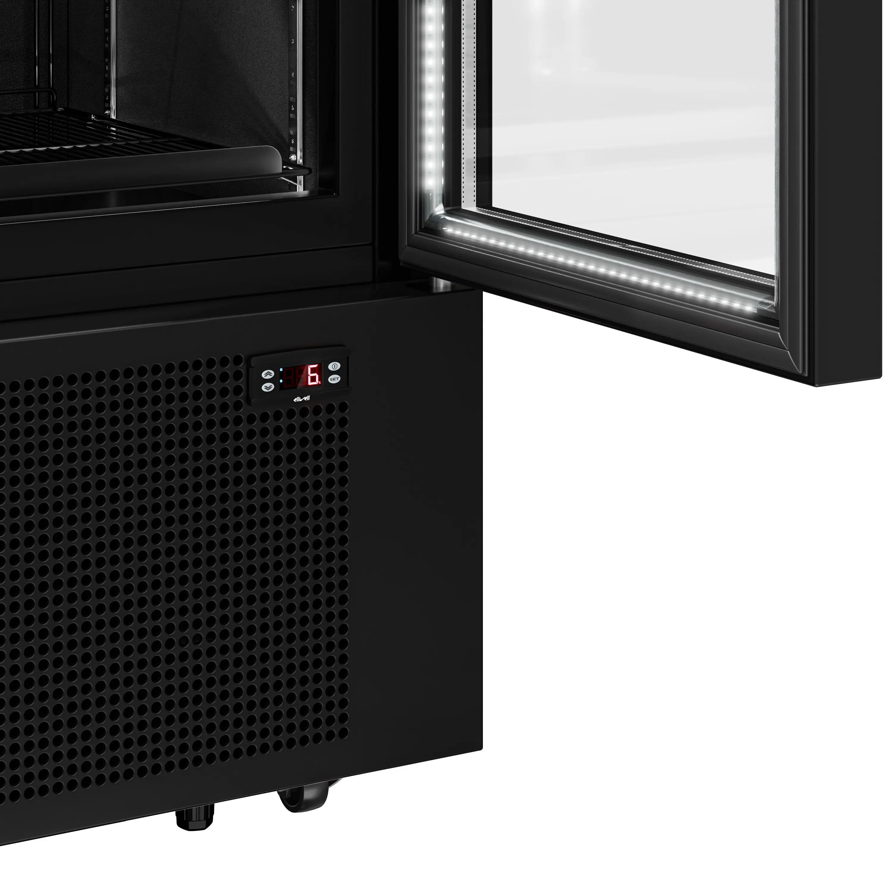 Холодильная витрина для напитков GGM Gastro GKG1325 (Black) - 10