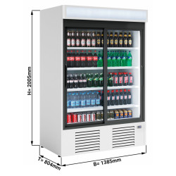 Vitrina frigorifica pentru bauturi GGM Gastro GKI1000 (White) Thumb