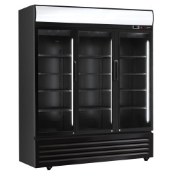 Холодильная витрина для напитков GGM Gastro GKS1500S (Black) Thumb