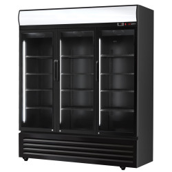 Холодильная витрина для напитков GGM Gastro GKS1500S (Black) Thumb