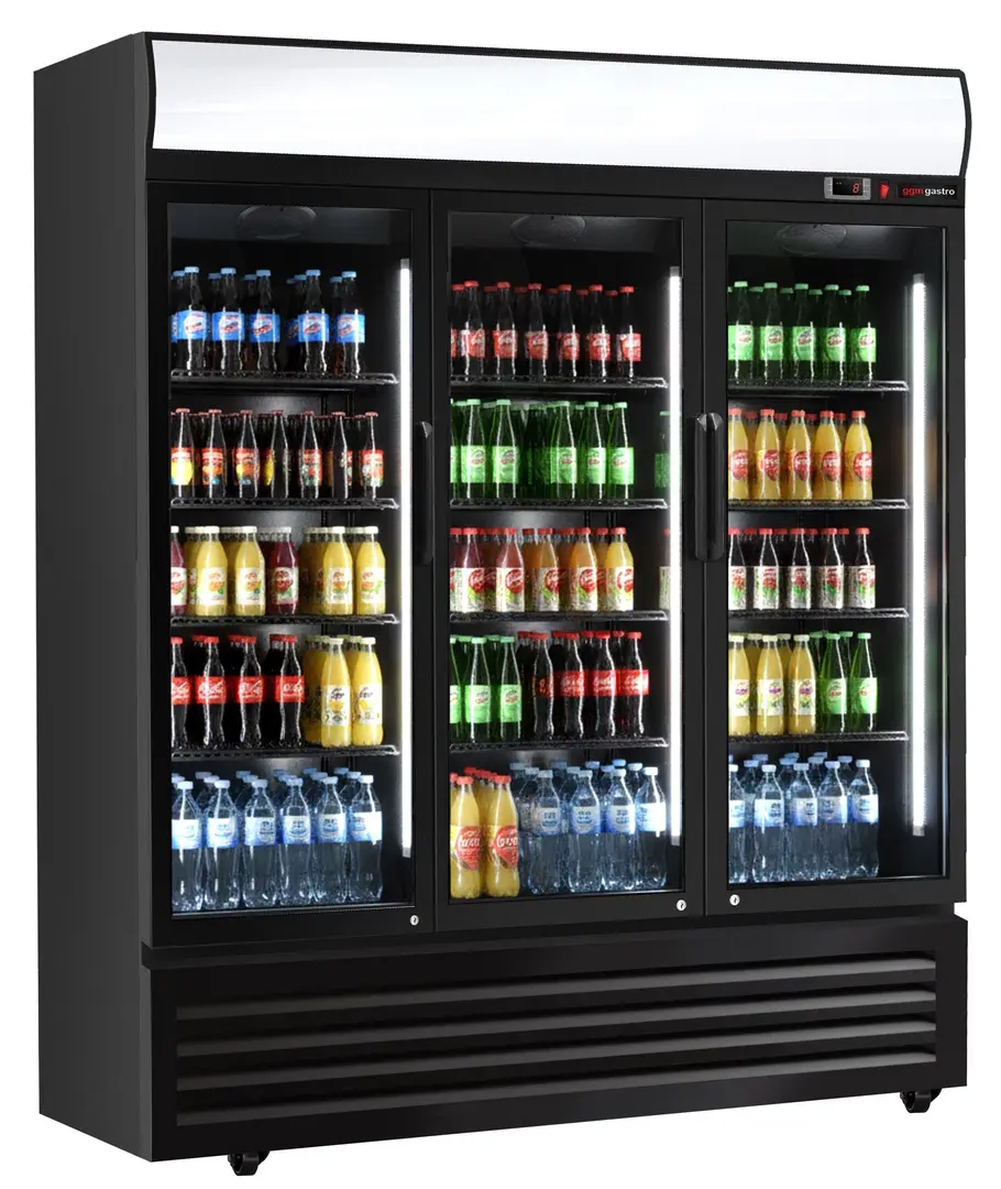 Холодильная витрина для напитков GGM Gastro GKS1500S (Black)