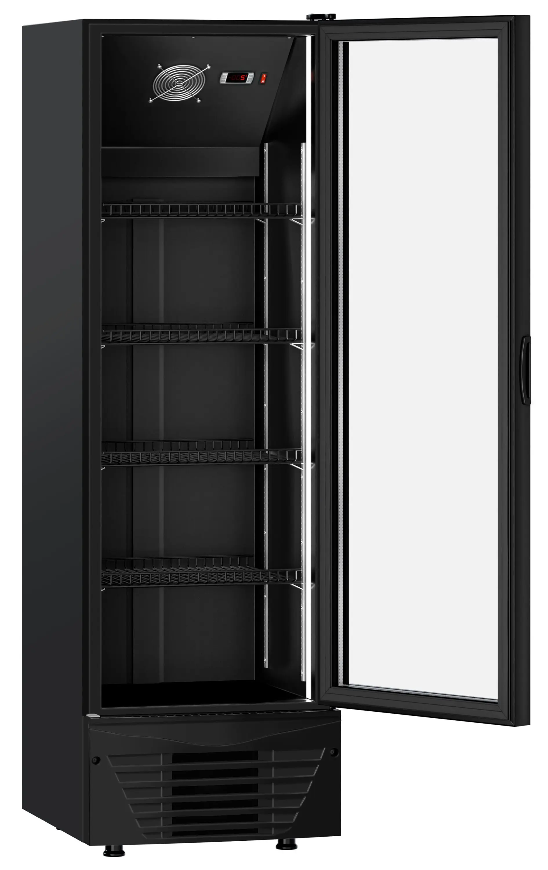 Холодильная витрина для напитков GGM Gastro GKS330N (Black) - 3