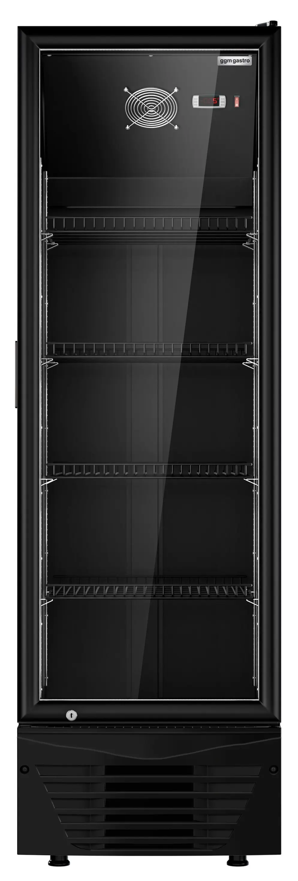 Холодильная витрина для напитков GGM Gastro GKS330N (Black) - 5