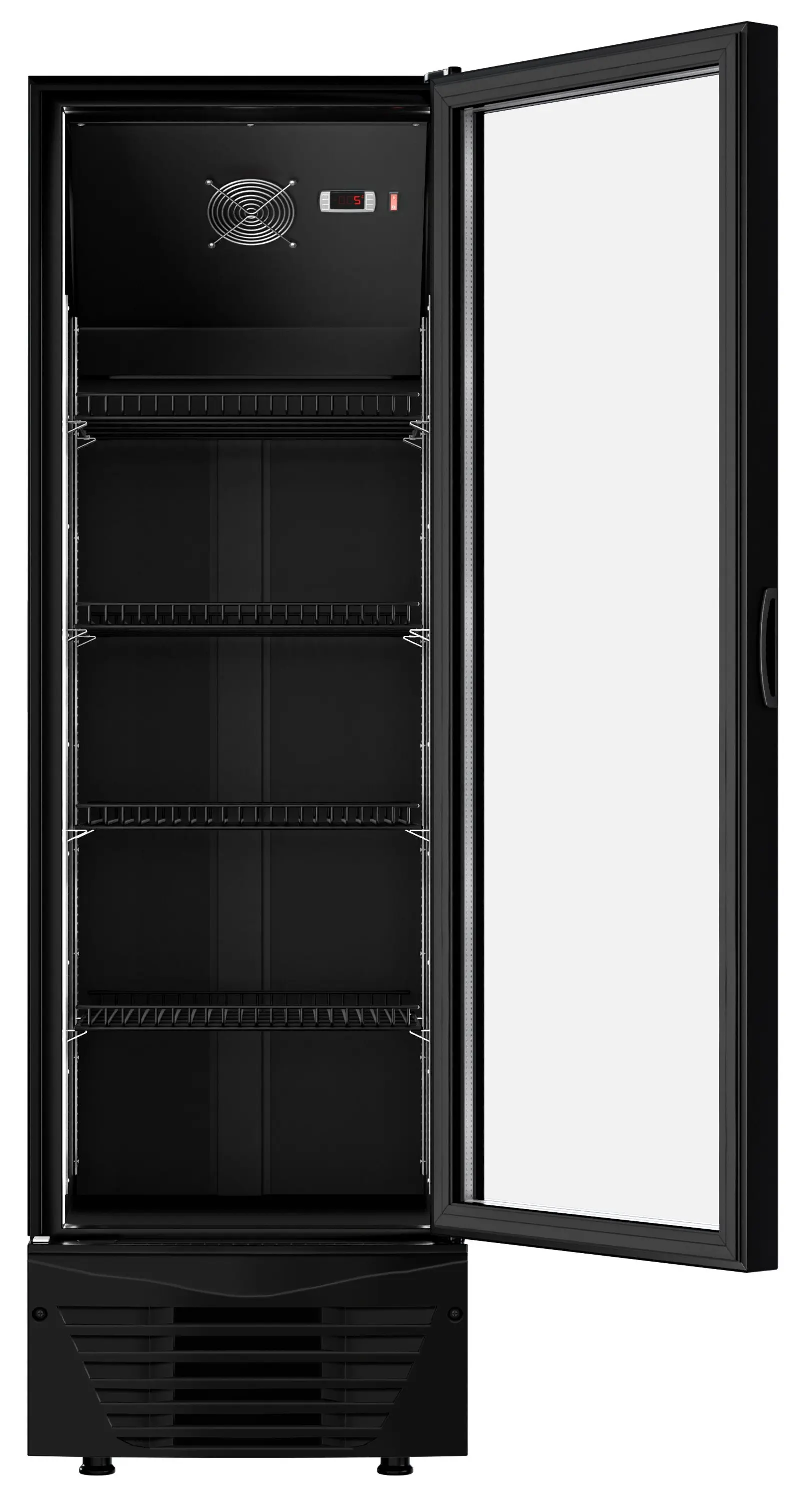 Холодильная витрина для напитков GGM Gastro GKS330N (Black) - 6
