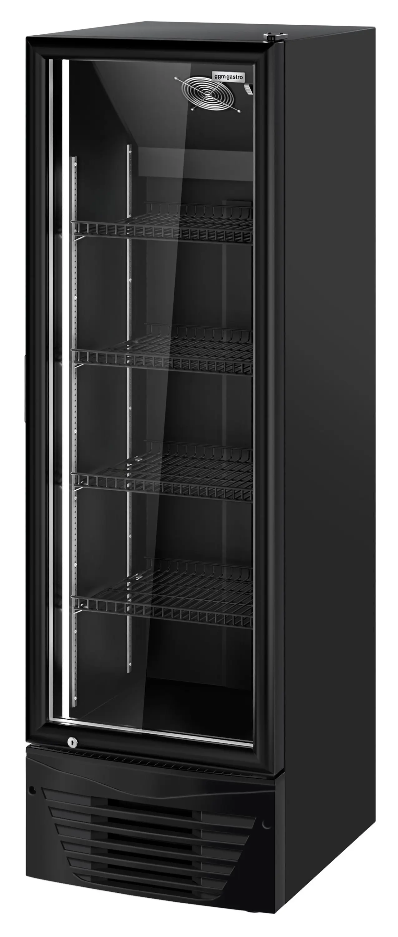 Холодильная витрина для напитков GGM Gastro GKS330N (Black) - 7