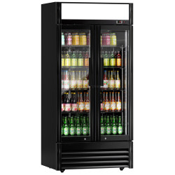 Холодильная витрина для напитков GGM Gastro GKS630FNN-B (Black)