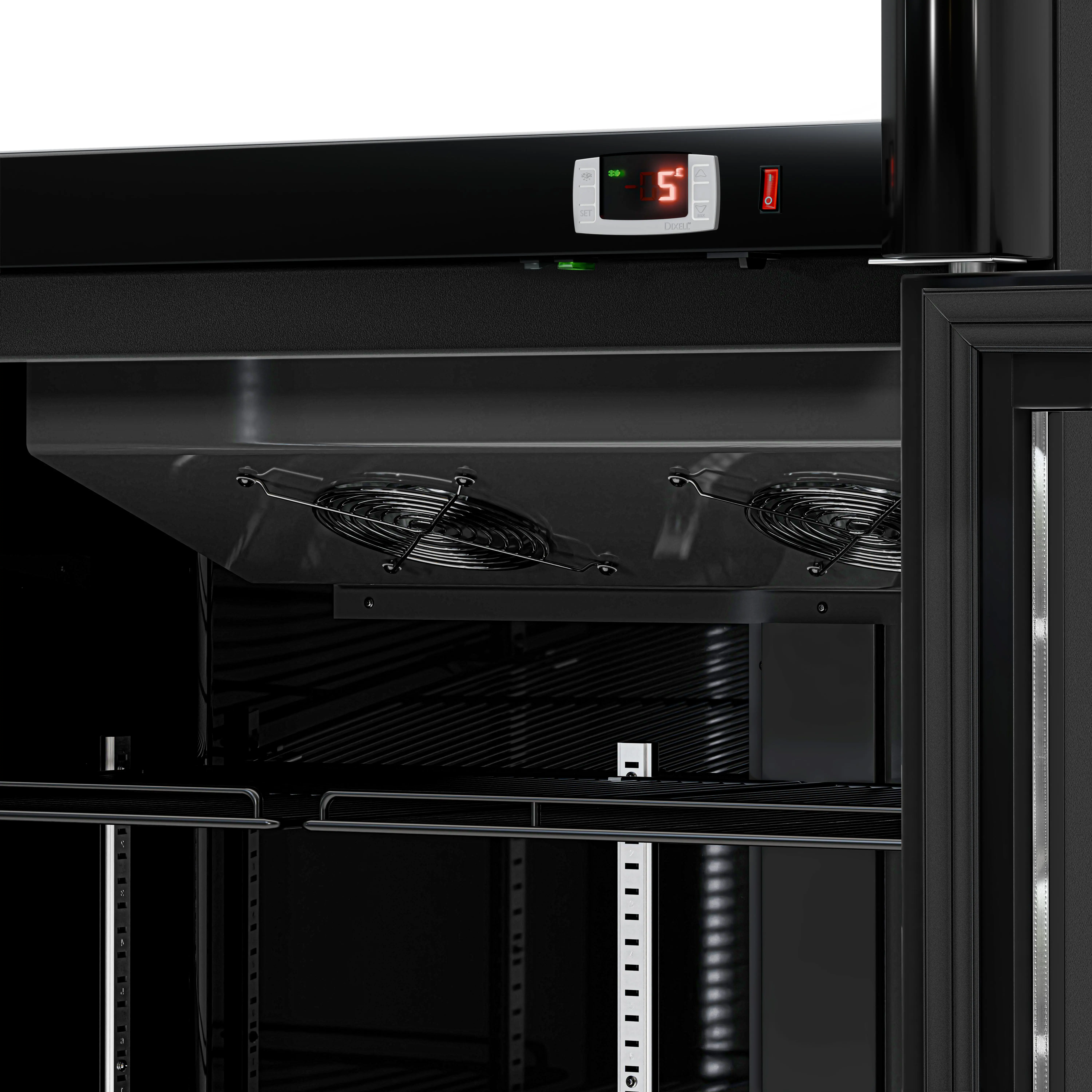 Холодильная витрина для напитков GGM Gastro GKS630FNN-B (Black) - 9