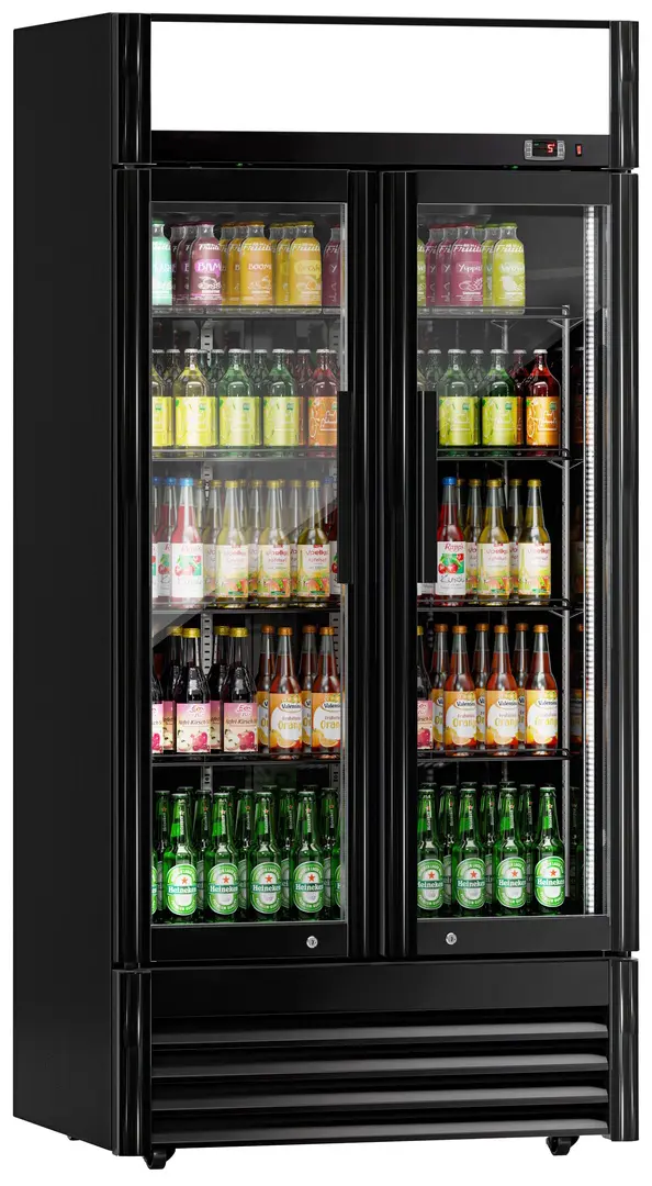 Холодильная витрина для напитков GGM Gastro GKS630FNN-B (Black)