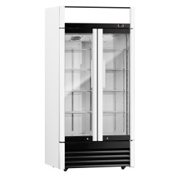 Vitrina frigorifica pentru bauturi GGM Gastro GKS630FNN (White/Black) Thumb