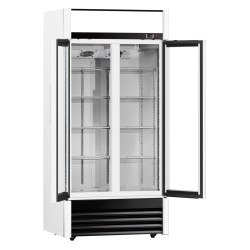 Vitrina frigorifica pentru bauturi GGM Gastro GKS630FNN (White/Black) Thumb