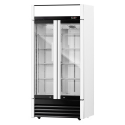 Vitrina frigorifica pentru bauturi GGM Gastro GKS630FNN (White/Black) Thumb