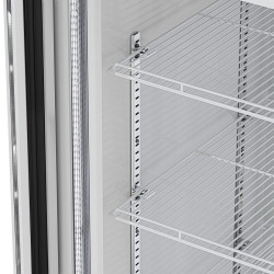 Vitrina frigorifica pentru bauturi GGM Gastro GKS630FNN (White/Black) Thumb