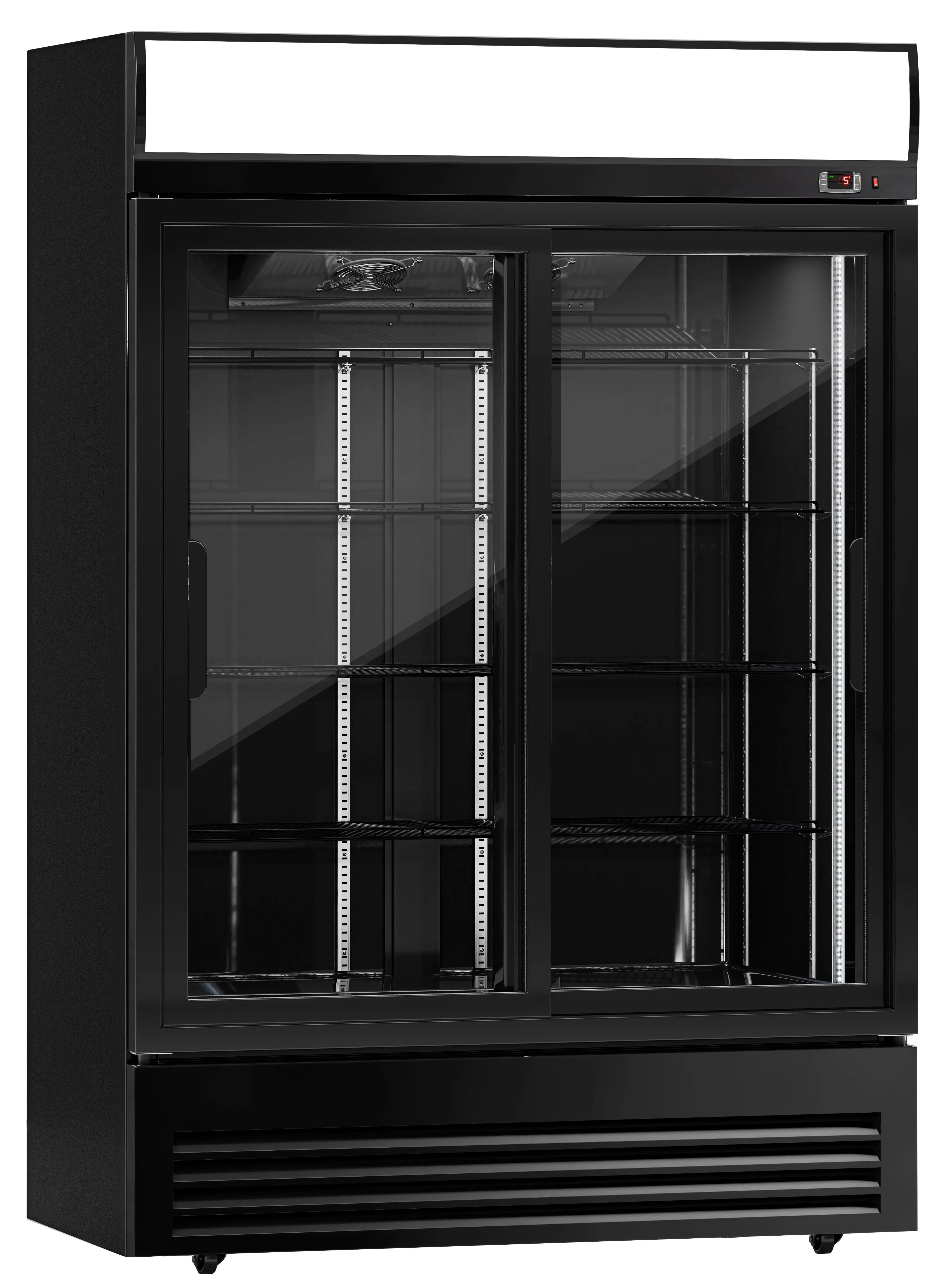 Холодильная витрина для напитков GGM Gastro GKS908N-B (Black) - 2
