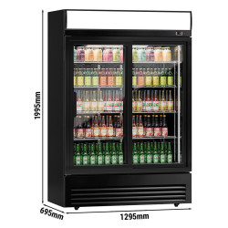 Холодильная витрина для напитков GGM Gastro GKS908N-B (Black) Thumb